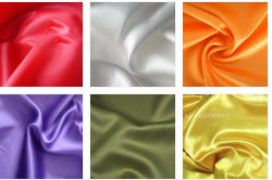 Trung Quốc 100% Dệt Polyester Dệt vải Satin Bề mặt sáng bóng 50D * 70D Sợi nhà cung cấp